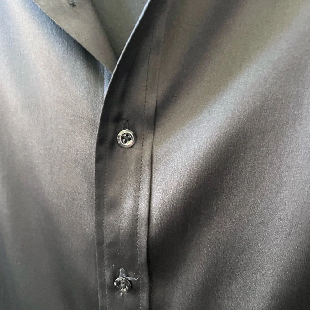 Ralph Lauren Black Silk Blouse - Picture 3 of 10